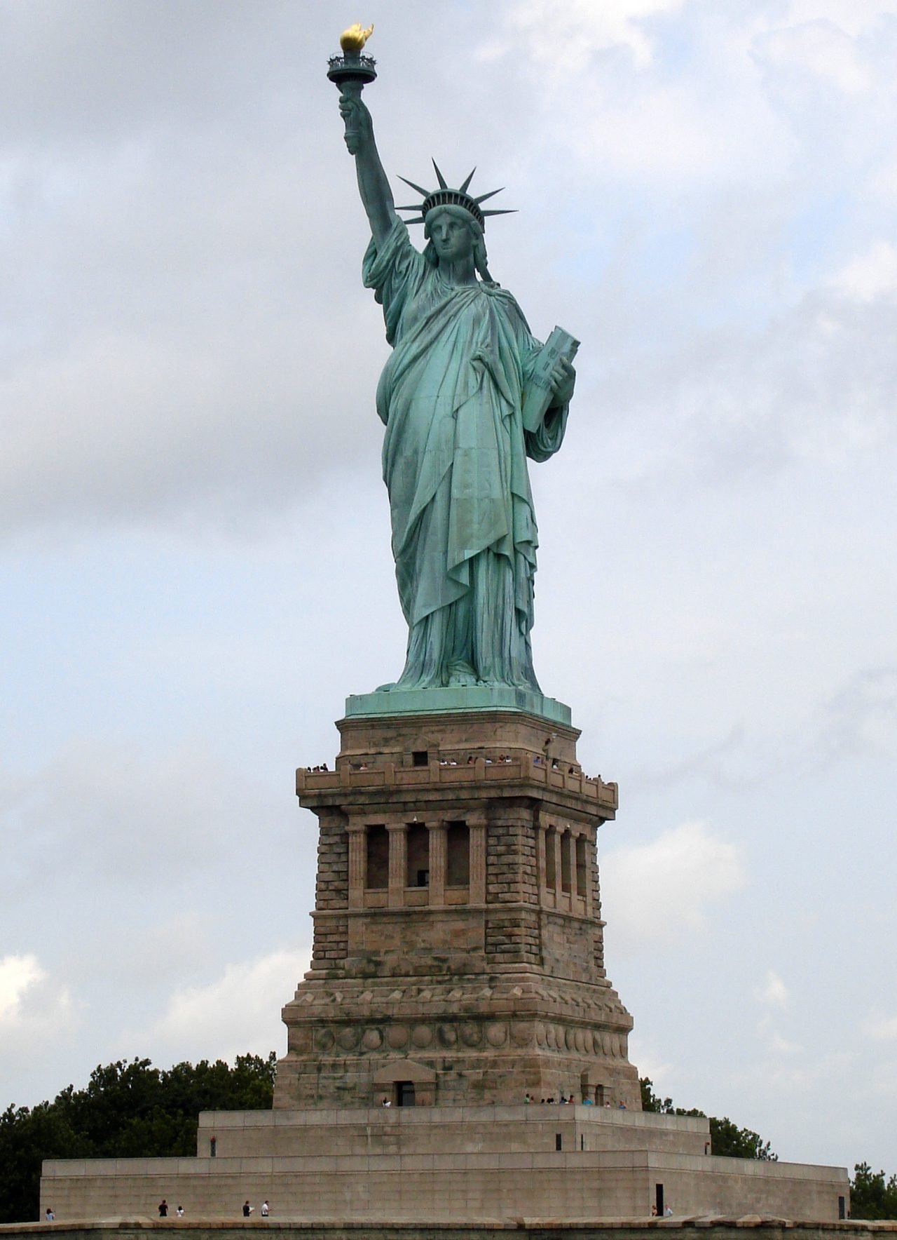 La Statua della Libertà a New York.